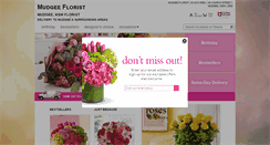 Desktop Screenshot of mudgeefloristflowers.com.au